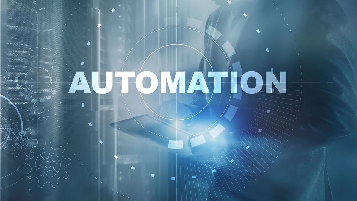 Automation image with cool background