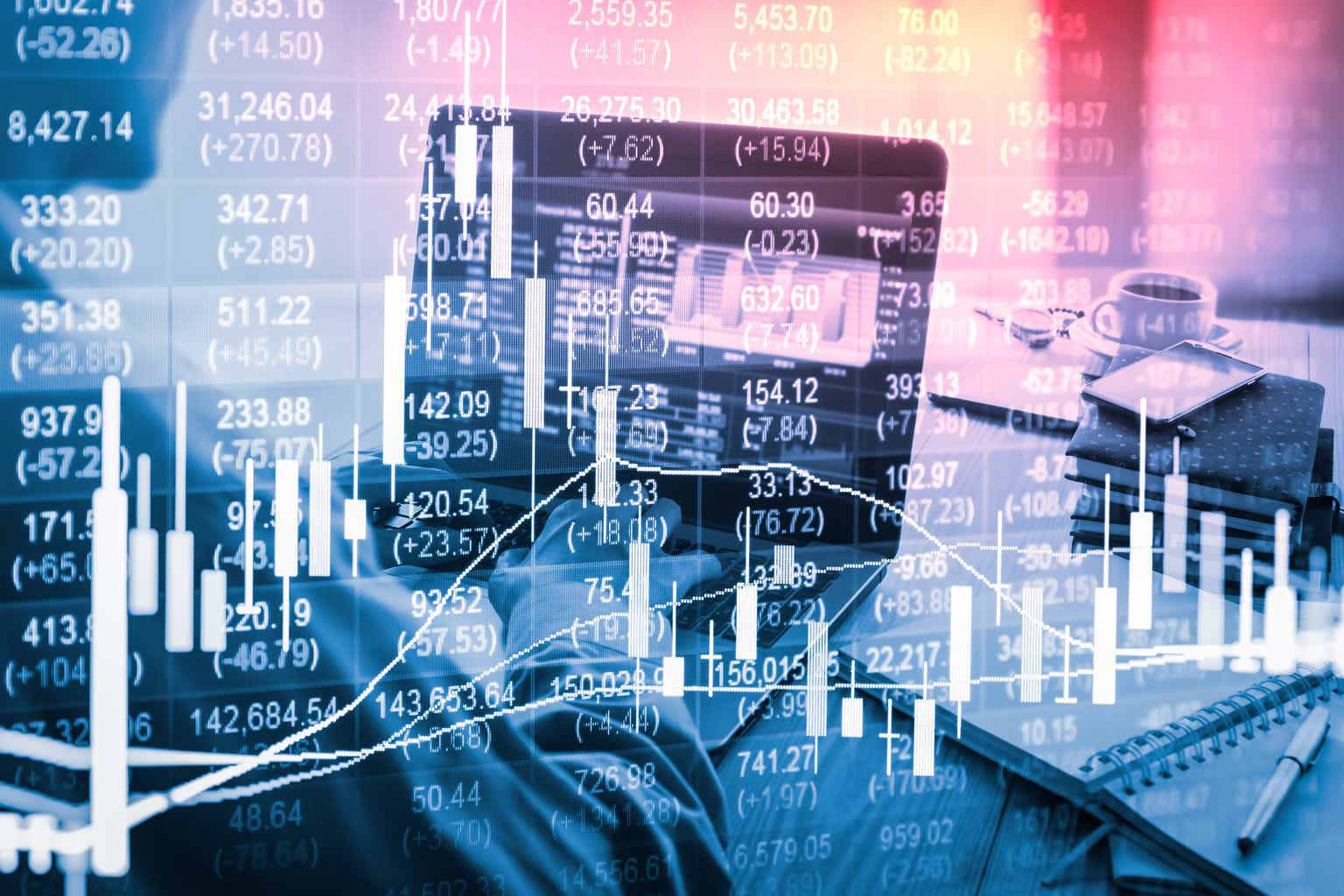 data interpretation on the laptop