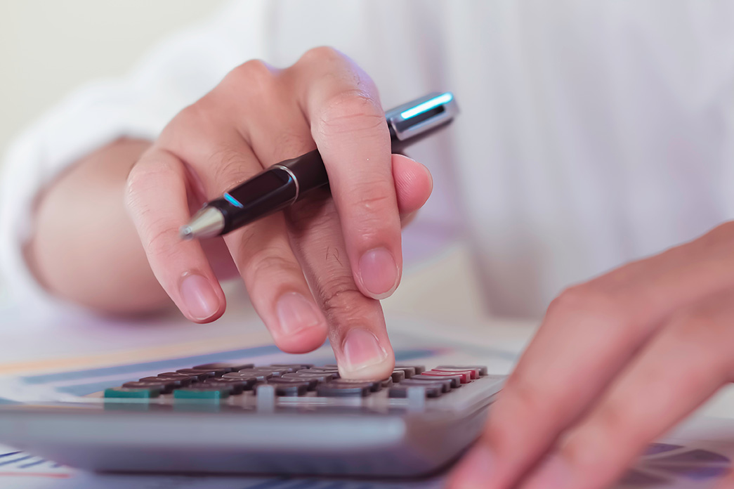 calculating with the help a calculator