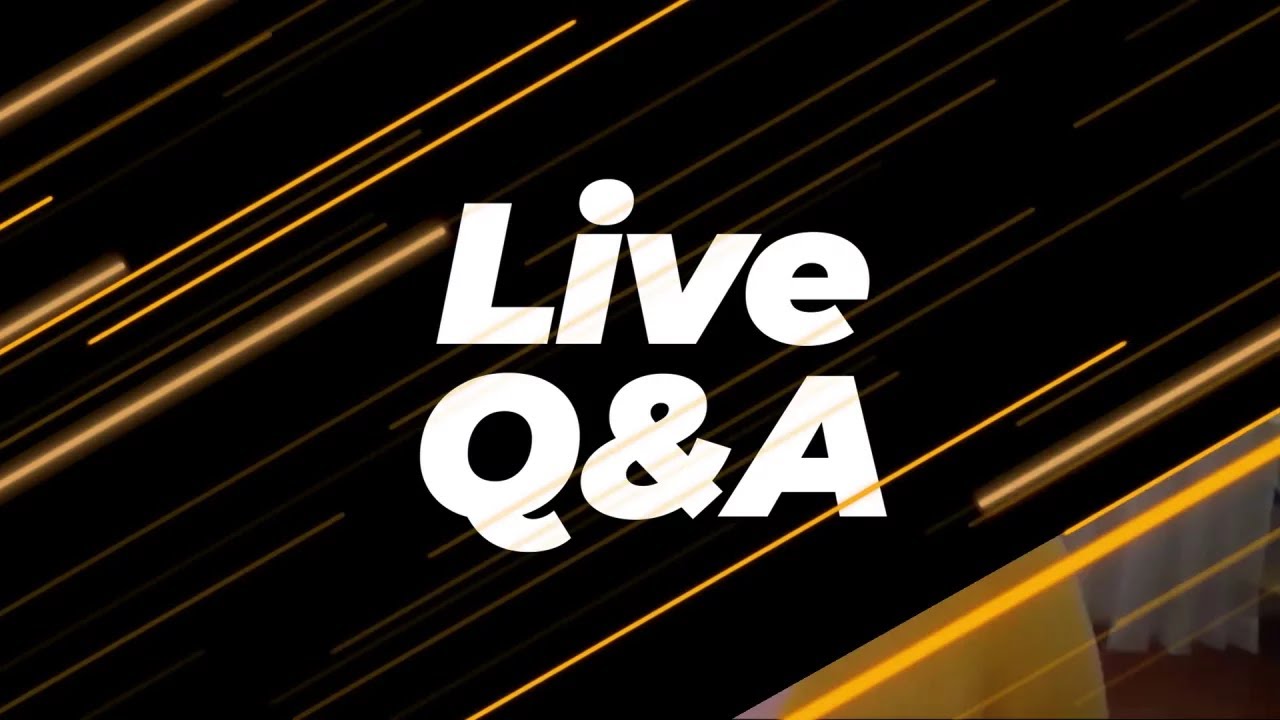 live question and answer slide