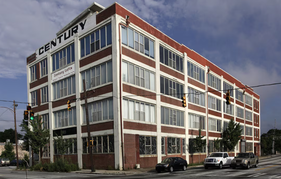 exterior of a building of century