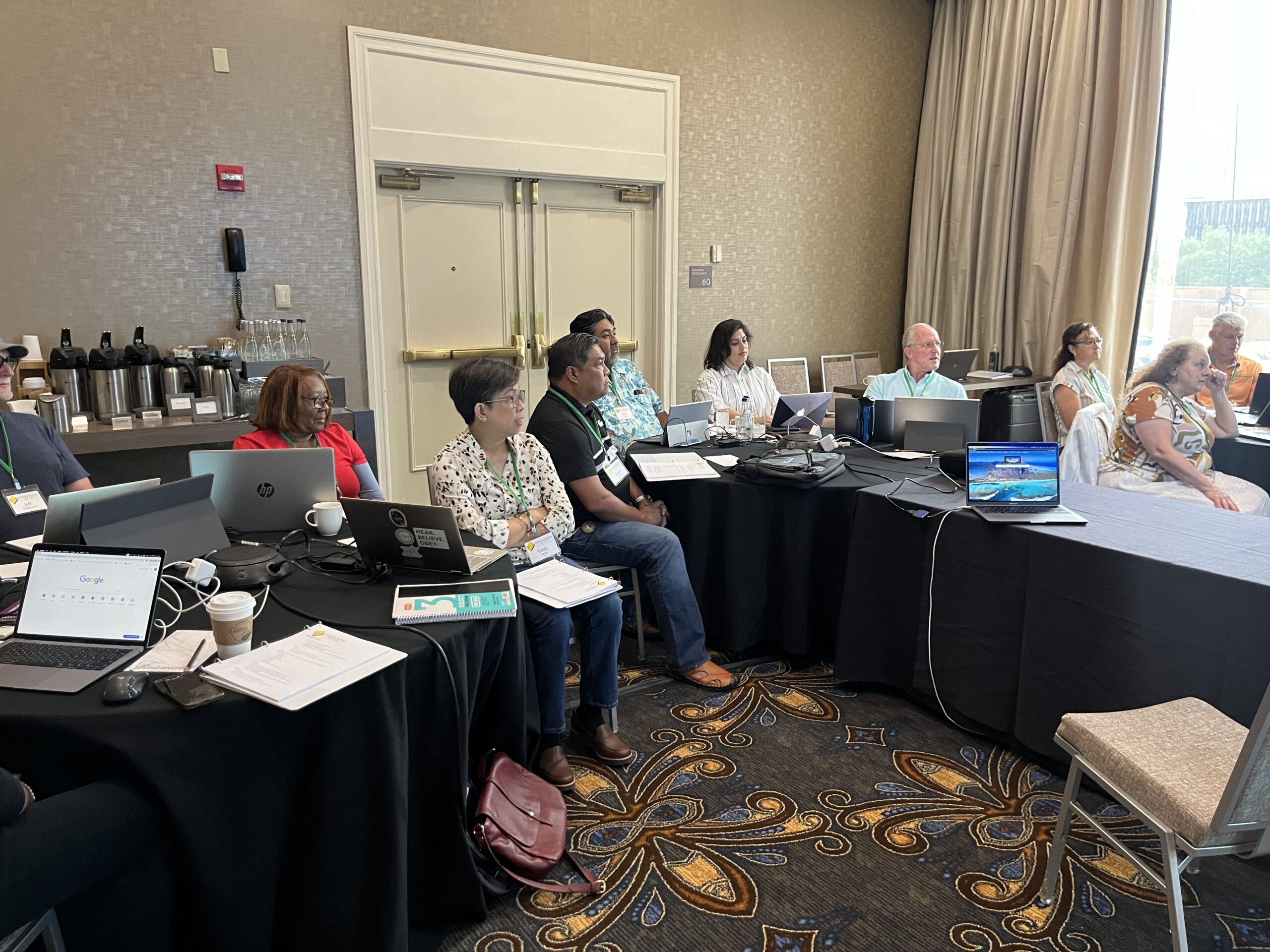 student listening to the lecture